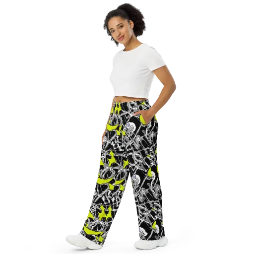 Acid X-ray on a Wide-Leg Pants