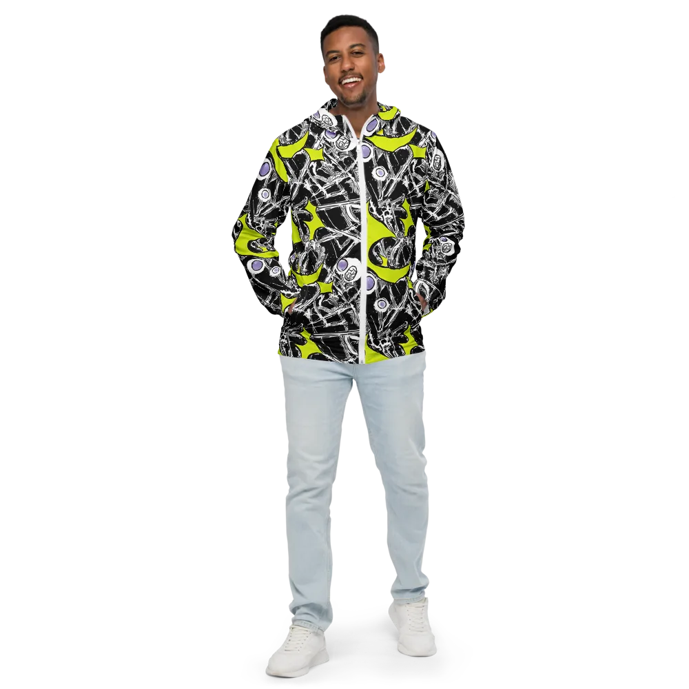 Acid X-ray on Men's Windbreaker — Front