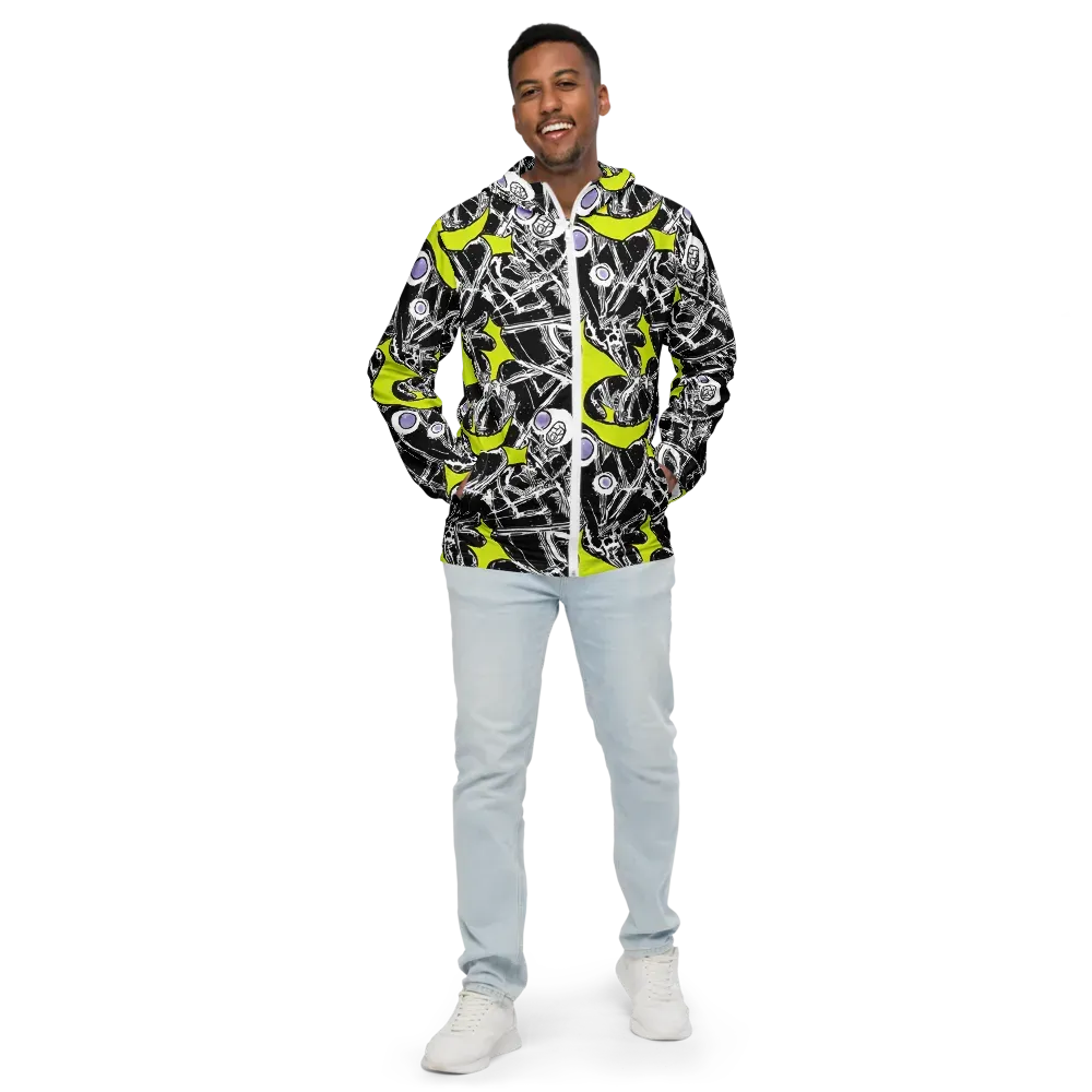 Acid X-ray on Men's Windbreaker — Front