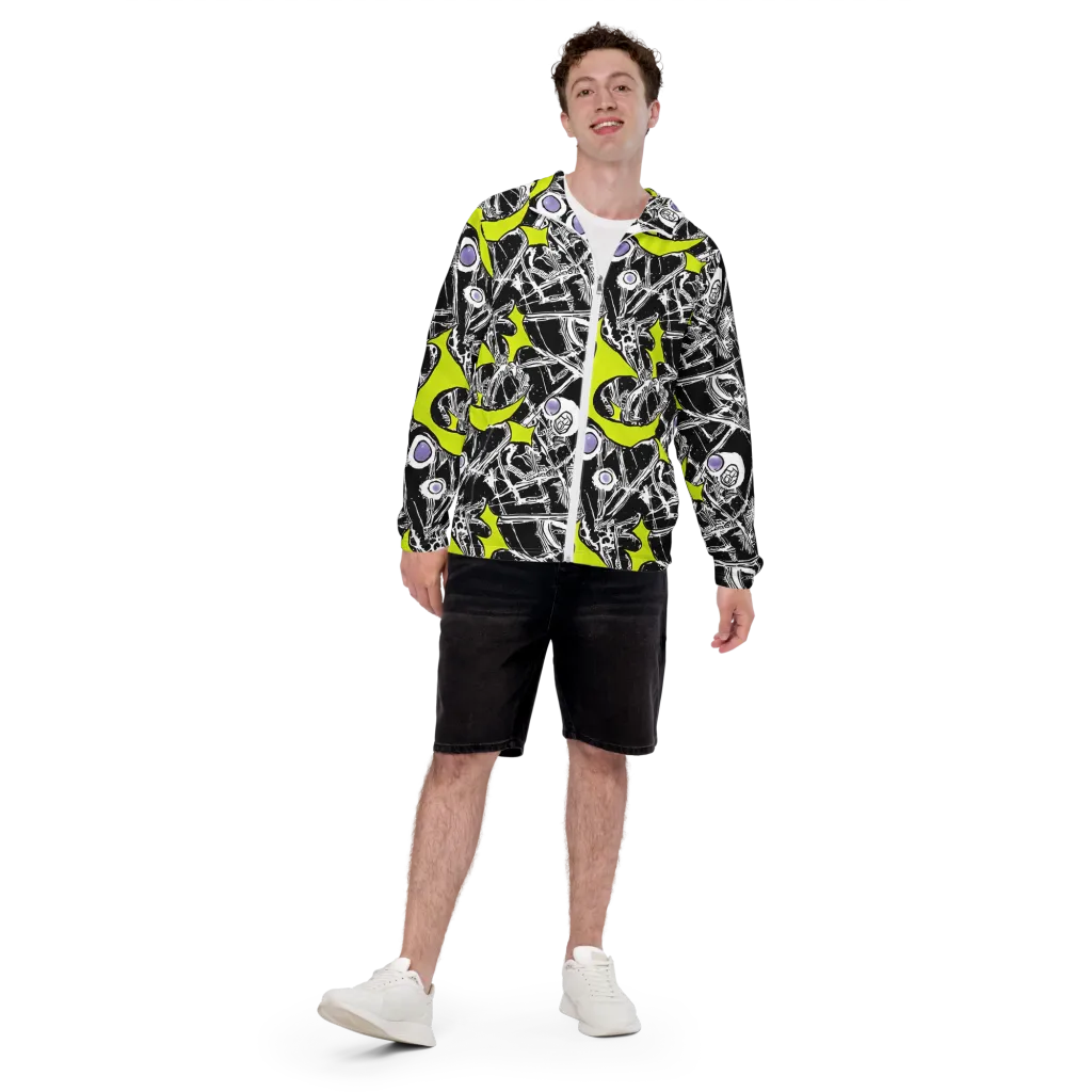 Acid X-ray on Men's Windbreaker — Front