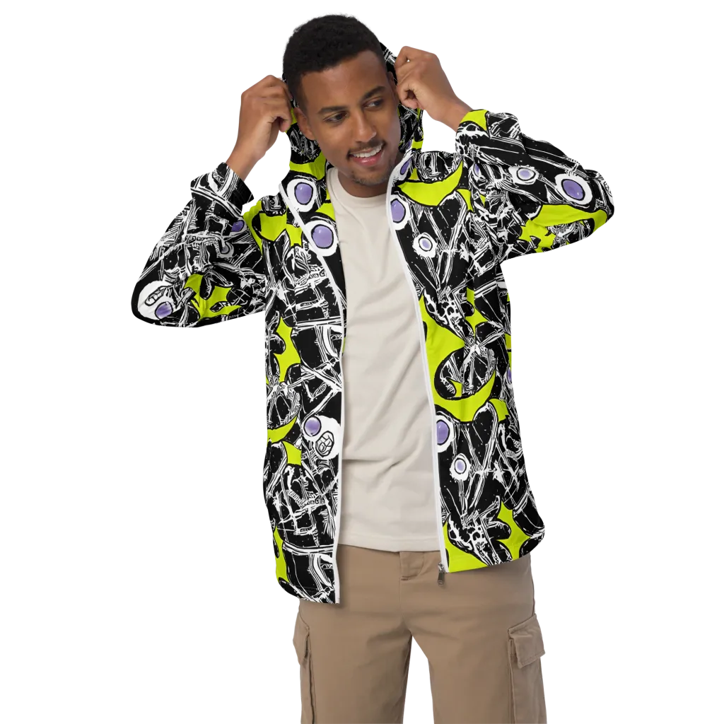 Acid X-ray on Men's Windbreaker — Front