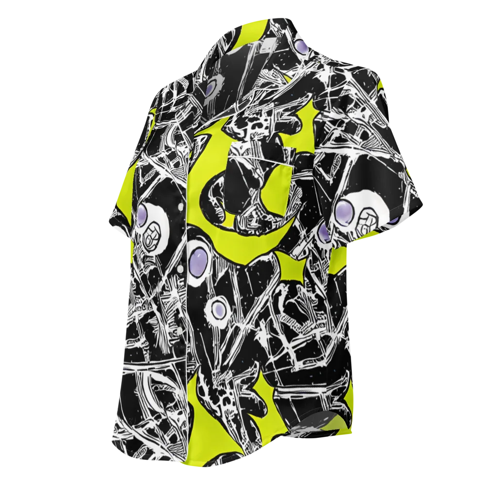 Acid X-ray on Women's Short Sleeve Pajama Top — Left Front