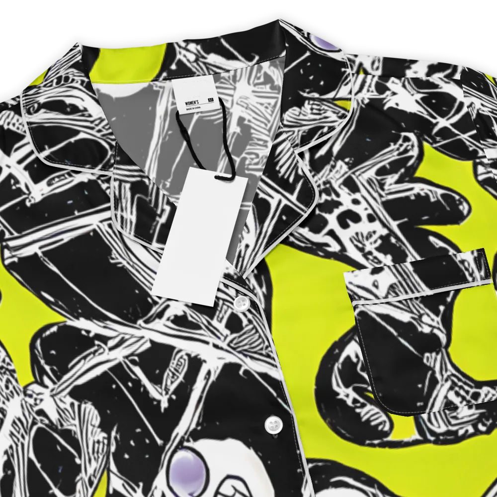 Acid X-ray on Women's Short Sleeve Pajama Top — Product details