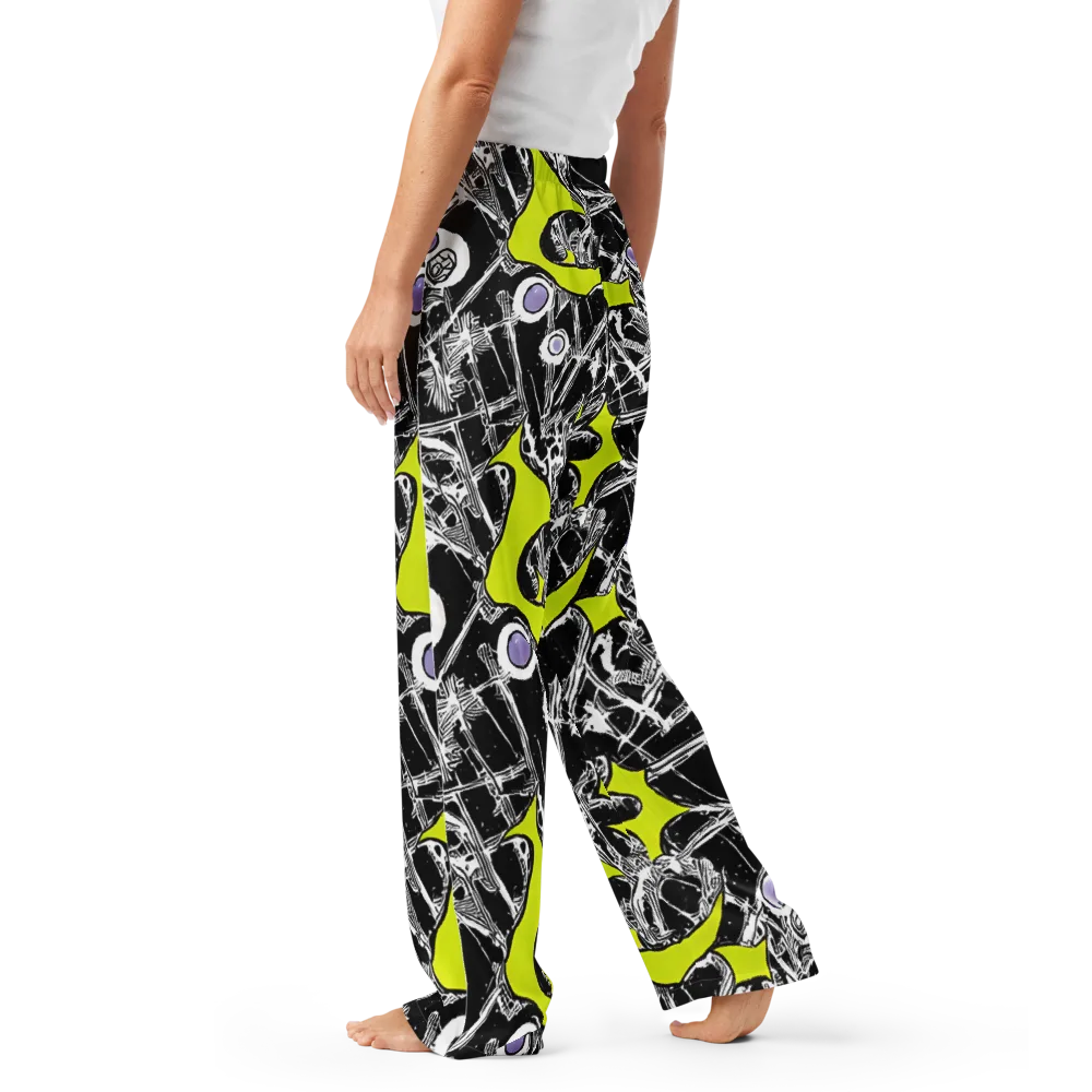 Acid X-ray on Women's Pajama Pants — Left
