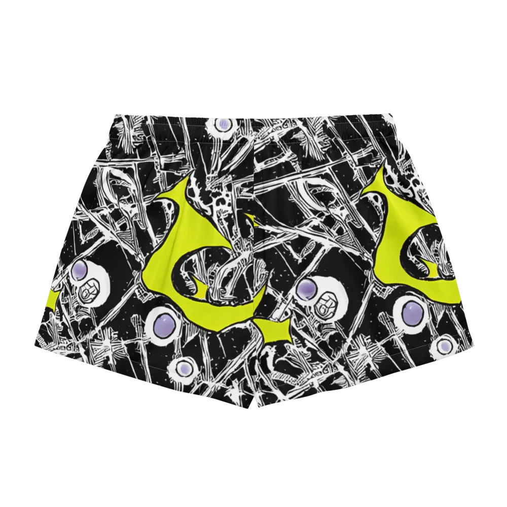 Acid X-ray on Women's Pajama Shorts — Back