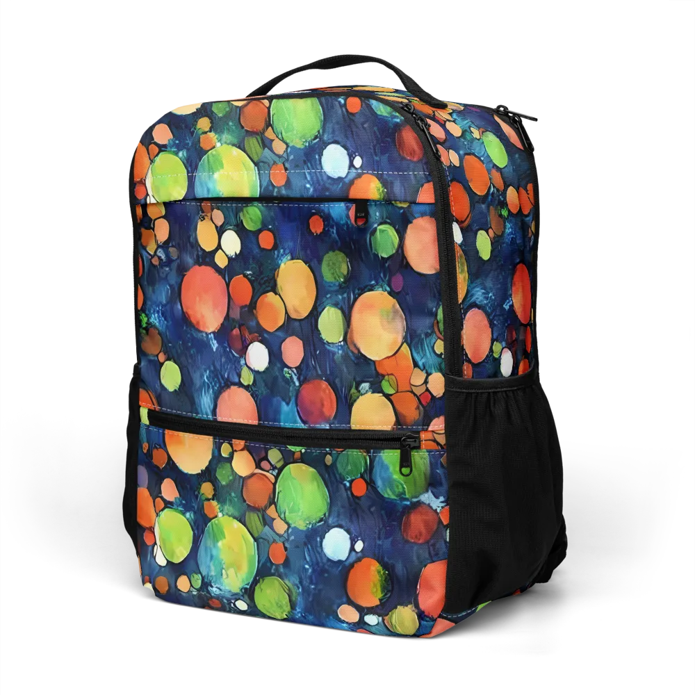 Midnight Orchard on Utility Backpack — Left Front
