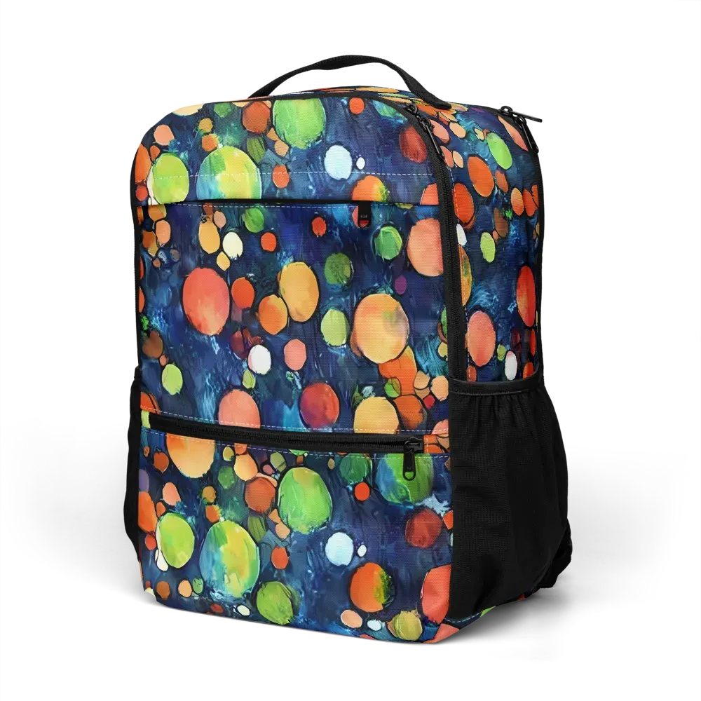 Midnight Orchard on Utility Backpack — Left Front
