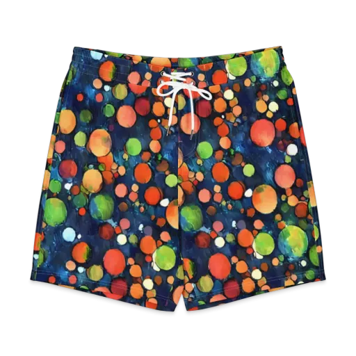 Midnight Orchard on a Men's Board Shorts