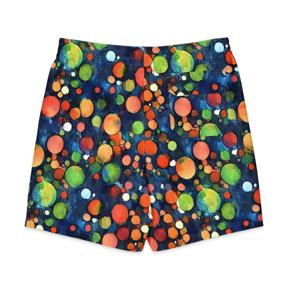 Midnight Orchard on Men's Board Shorts — Back
