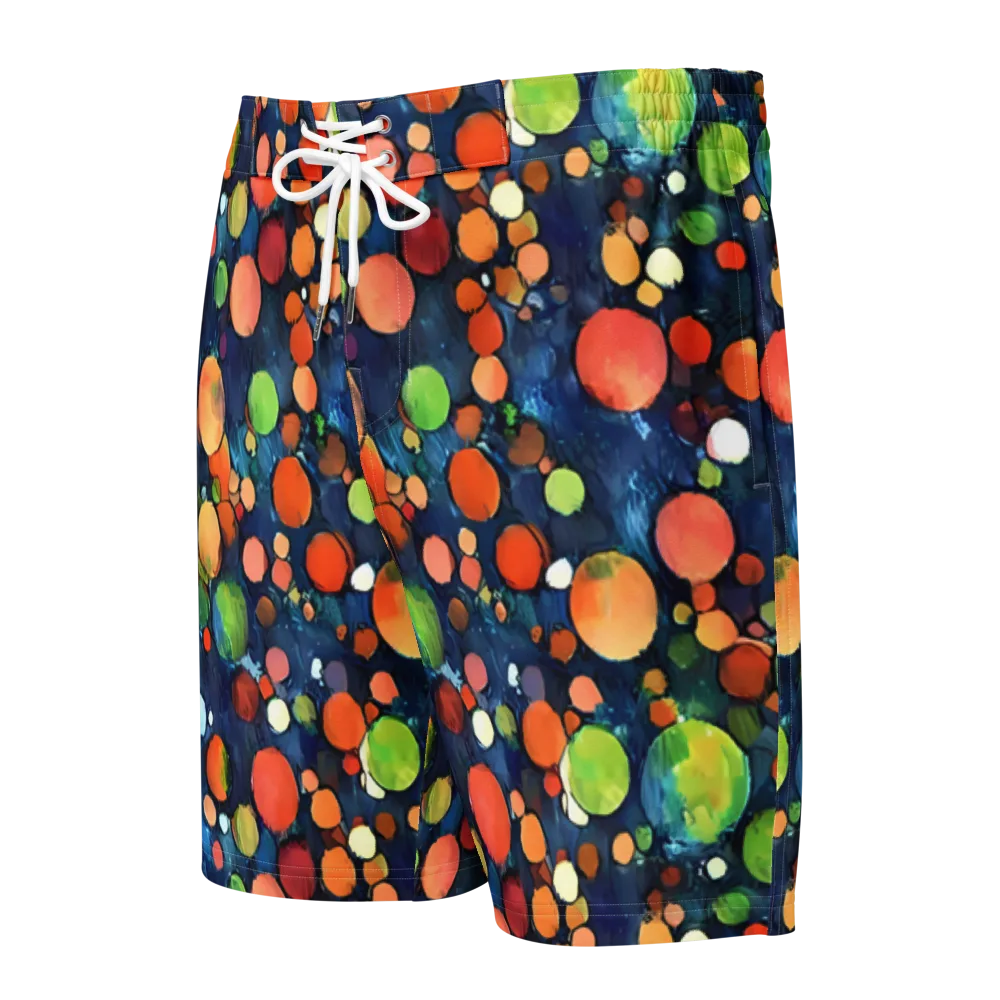 Midnight Orchard on Men's Board Shorts — Front