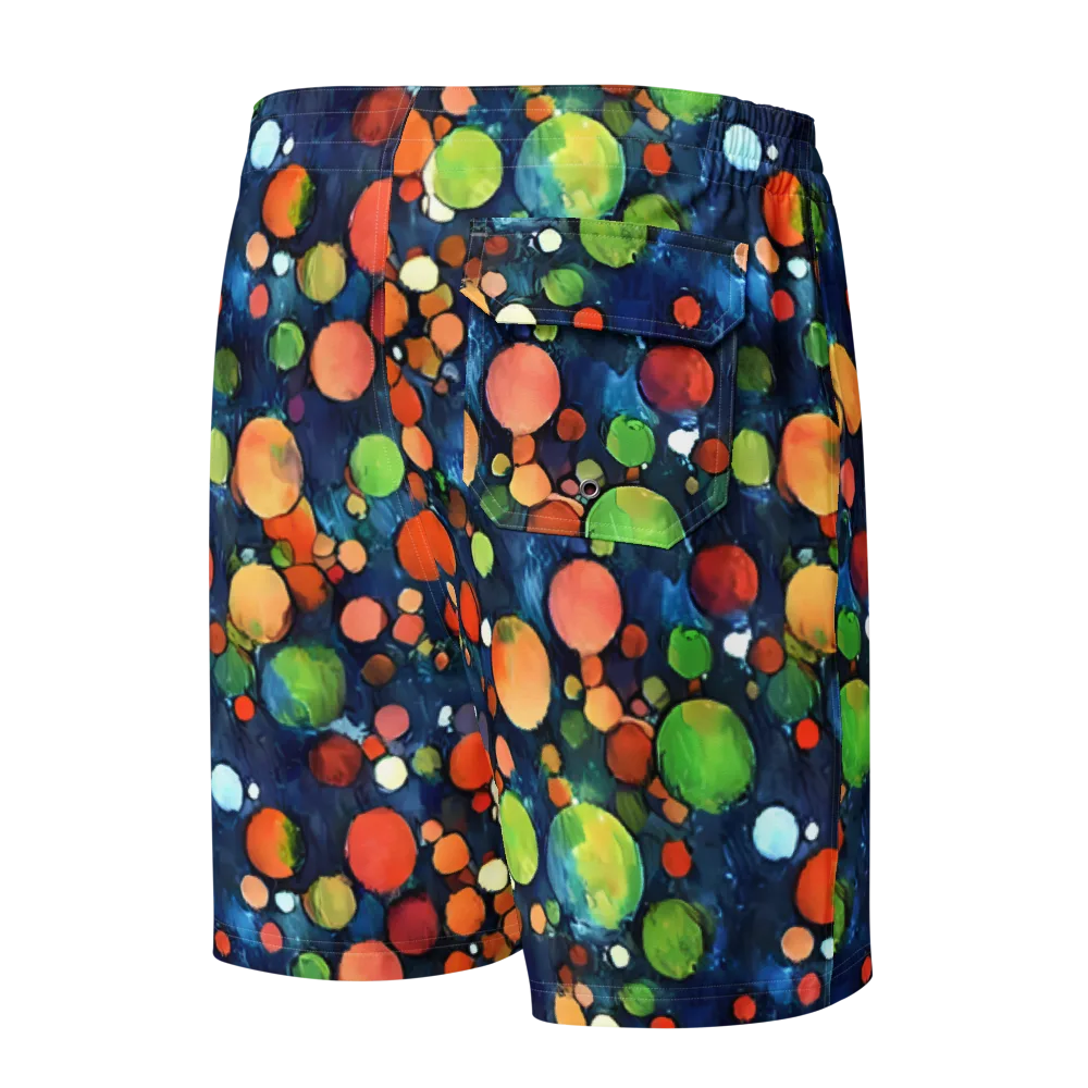 Midnight Orchard on Men's Board Shorts — Back
