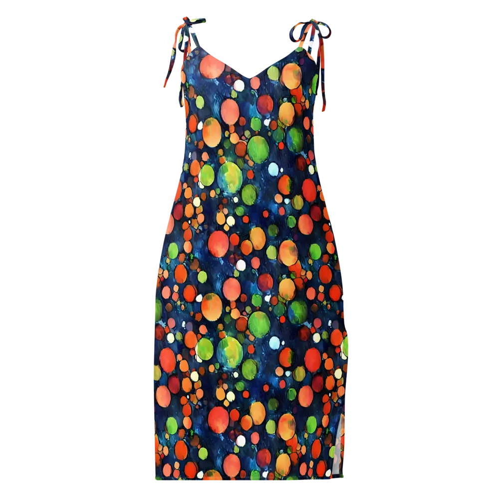 Midnight Orchard on Slip Dress — Front