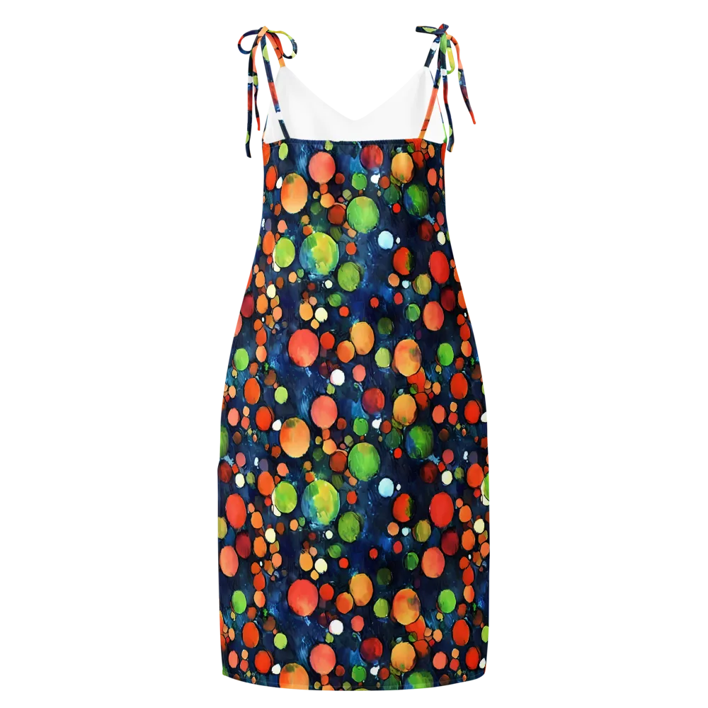 Midnight Orchard on Slip Dress — Back