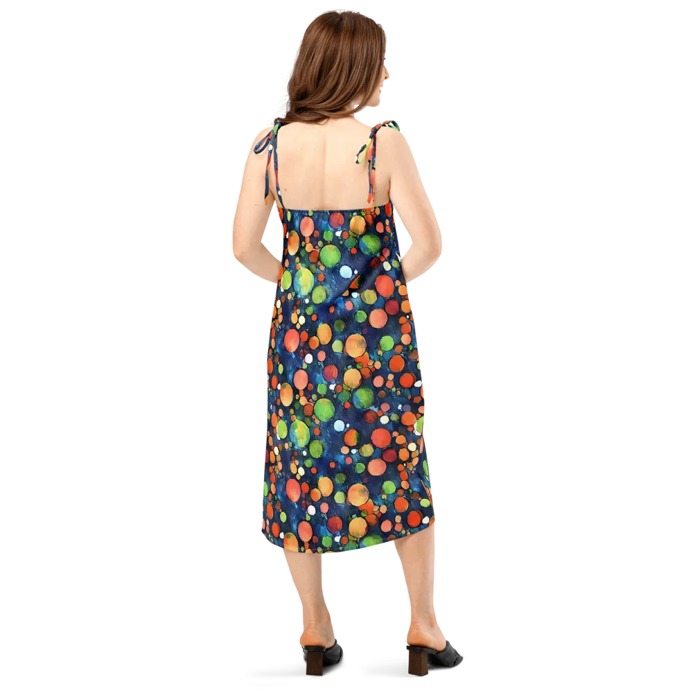 Midnight Orchard on Slip Dress — Back
