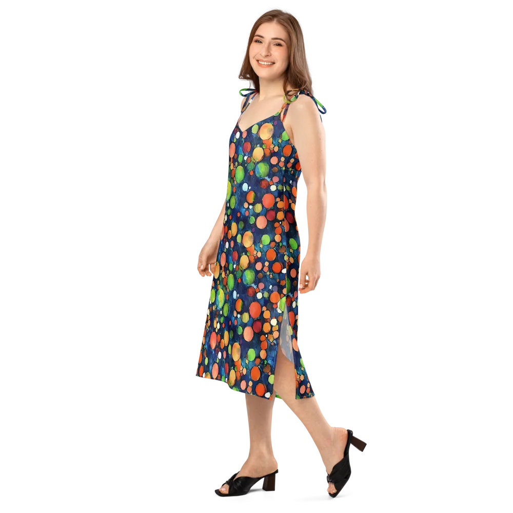 Midnight Orchard on Slip Dress — Left Front