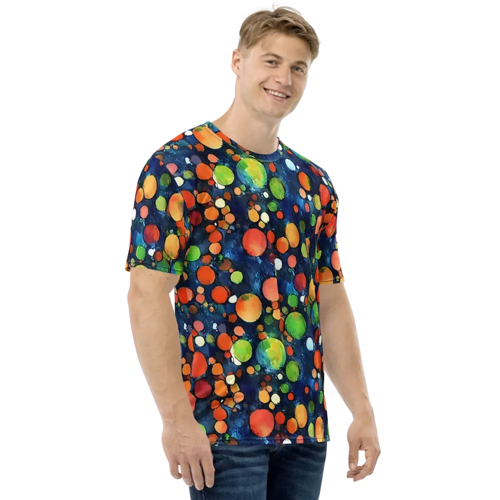 Midnight Orchard on Men's Crew Neck T-Shirt — Right