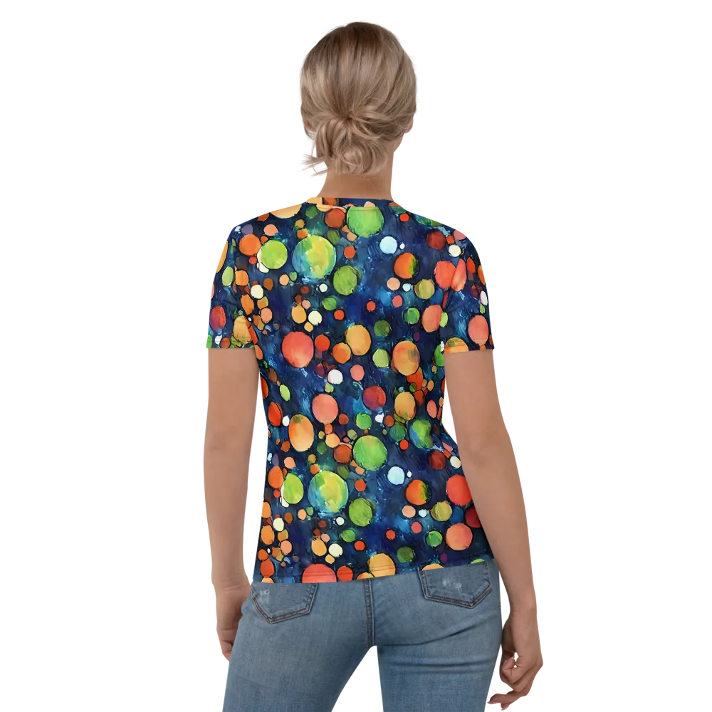 Midnight Orchard on Women's Crew Neck T-Shirt — Back