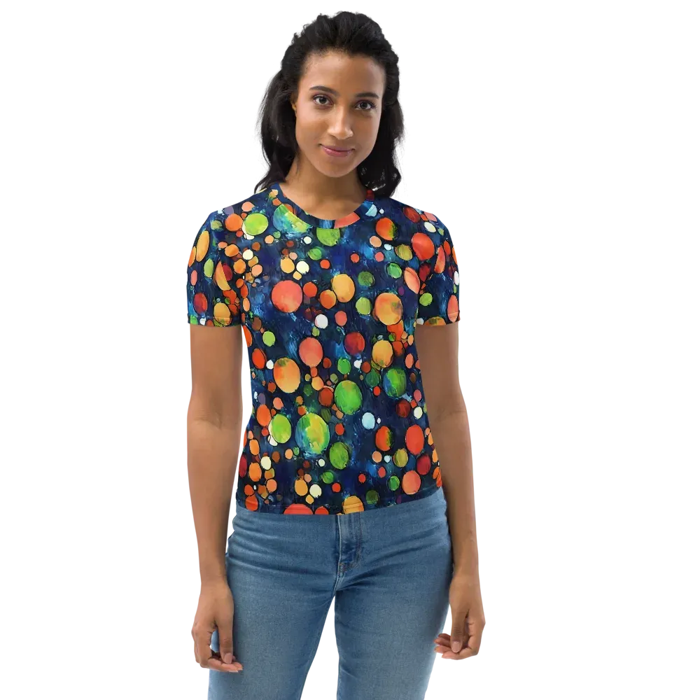 Midnight Orchard on Women's Crew Neck T-Shirt — Front