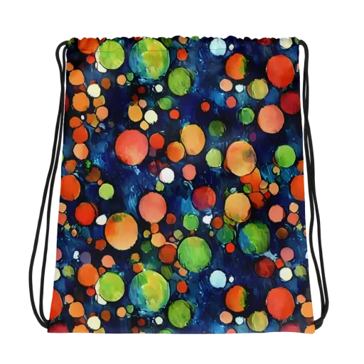 Midnight Orchard on a Drawstring Bag