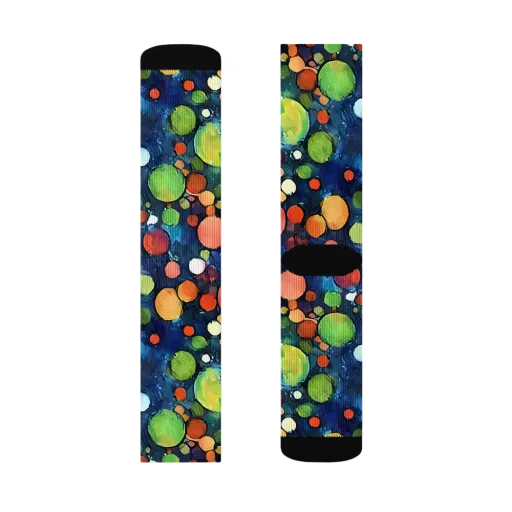 Midnight Orchard on a Socks