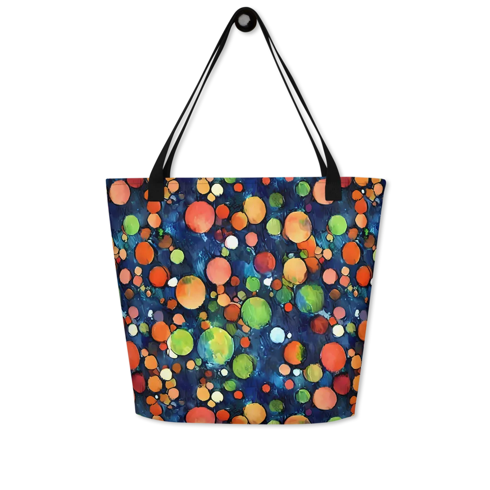 Midnight Orchard on Large Tote Bag W/ Pocket — Front