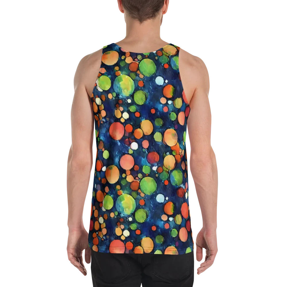 Midnight Orchard on Men's Tank Top — Back