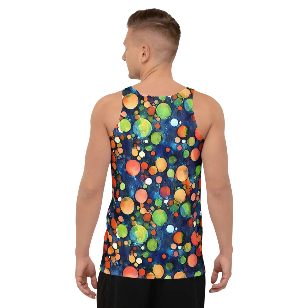 Midnight Orchard on Men's Tank Top — Back