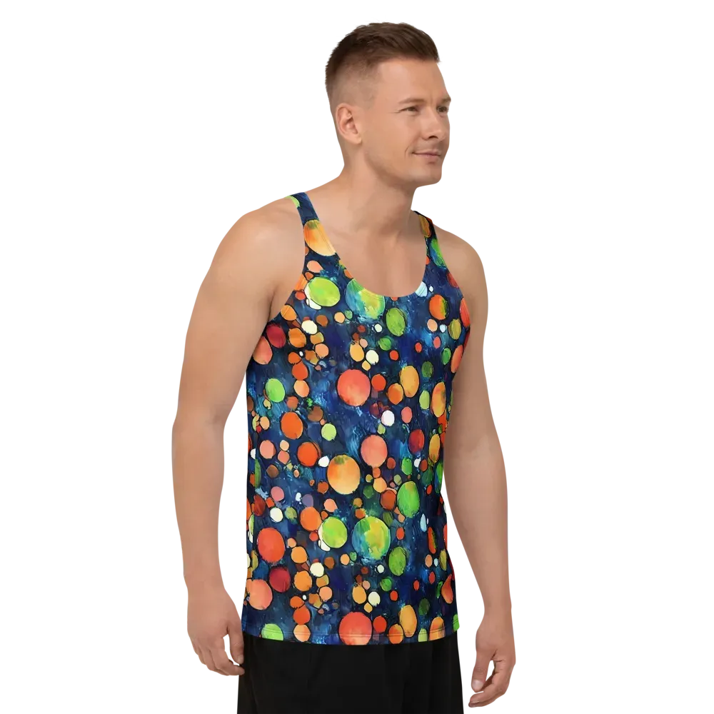 Midnight Orchard on Men's Tank Top — Right Front