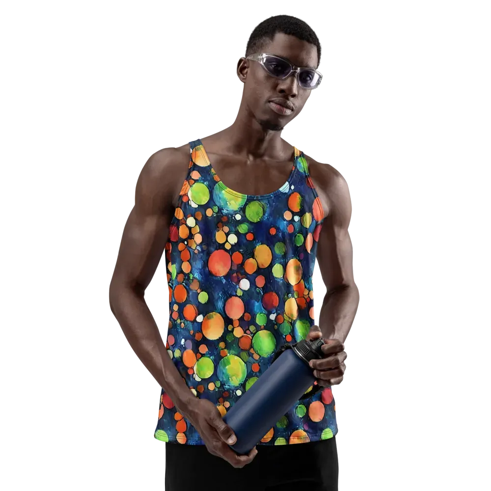 Midnight Orchard on Men's Tank Top — Front