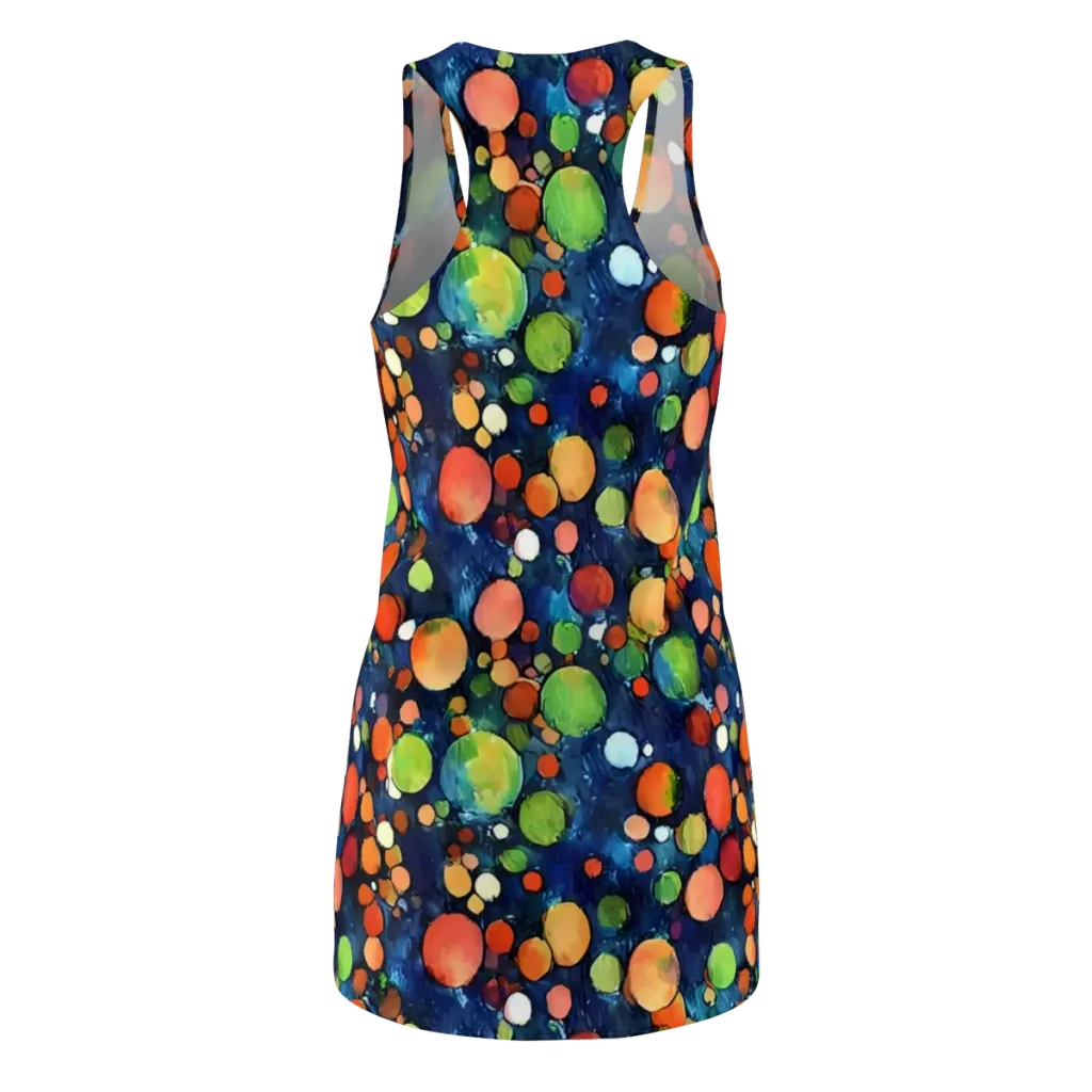 Midnight Orchard on Racerback Dress — Back