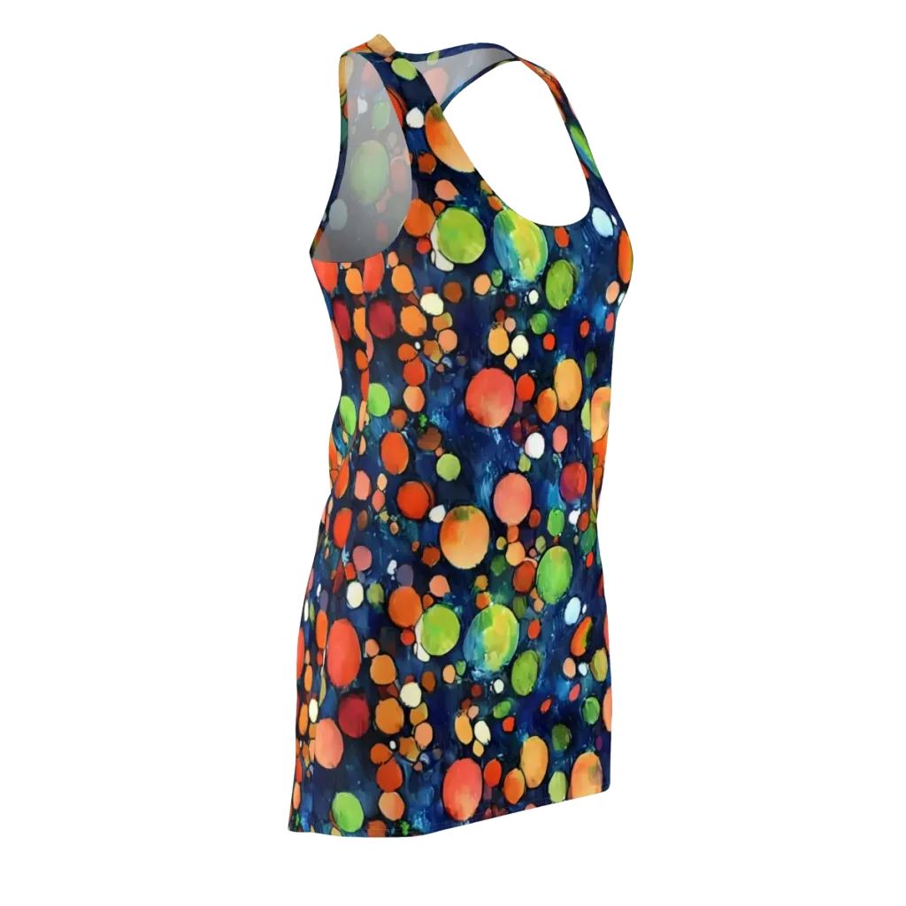 Midnight Orchard on Racerback Dress — Front Side