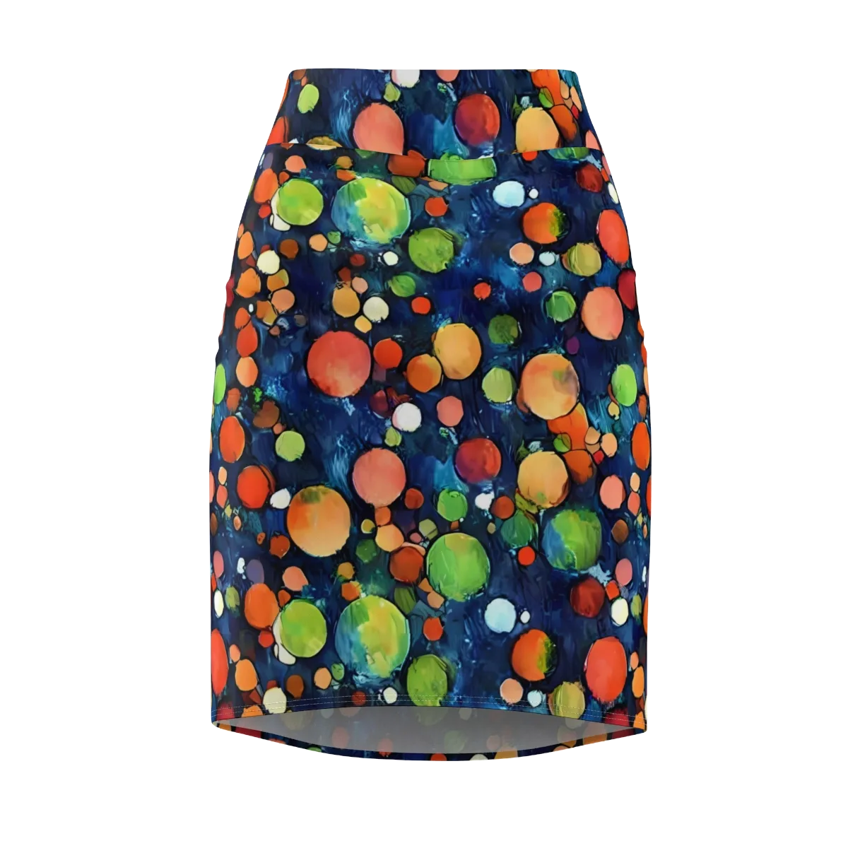 Midnight Orchard on Pencil Skirt — Front