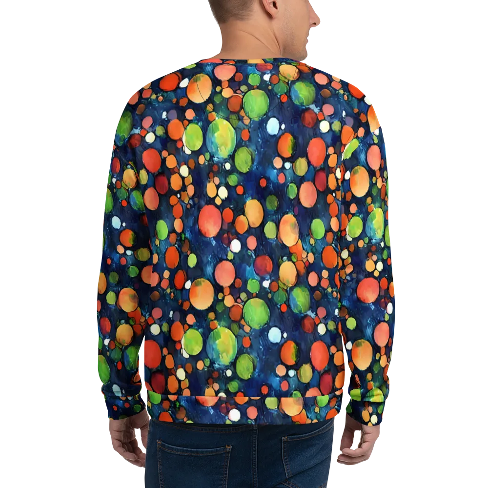 Midnight Orchard on Sweatshirt — Back