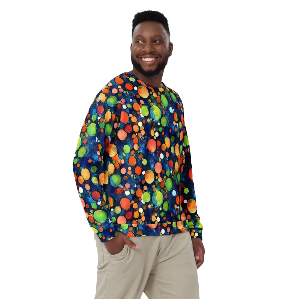 Midnight Orchard on Sweatshirt — Front
