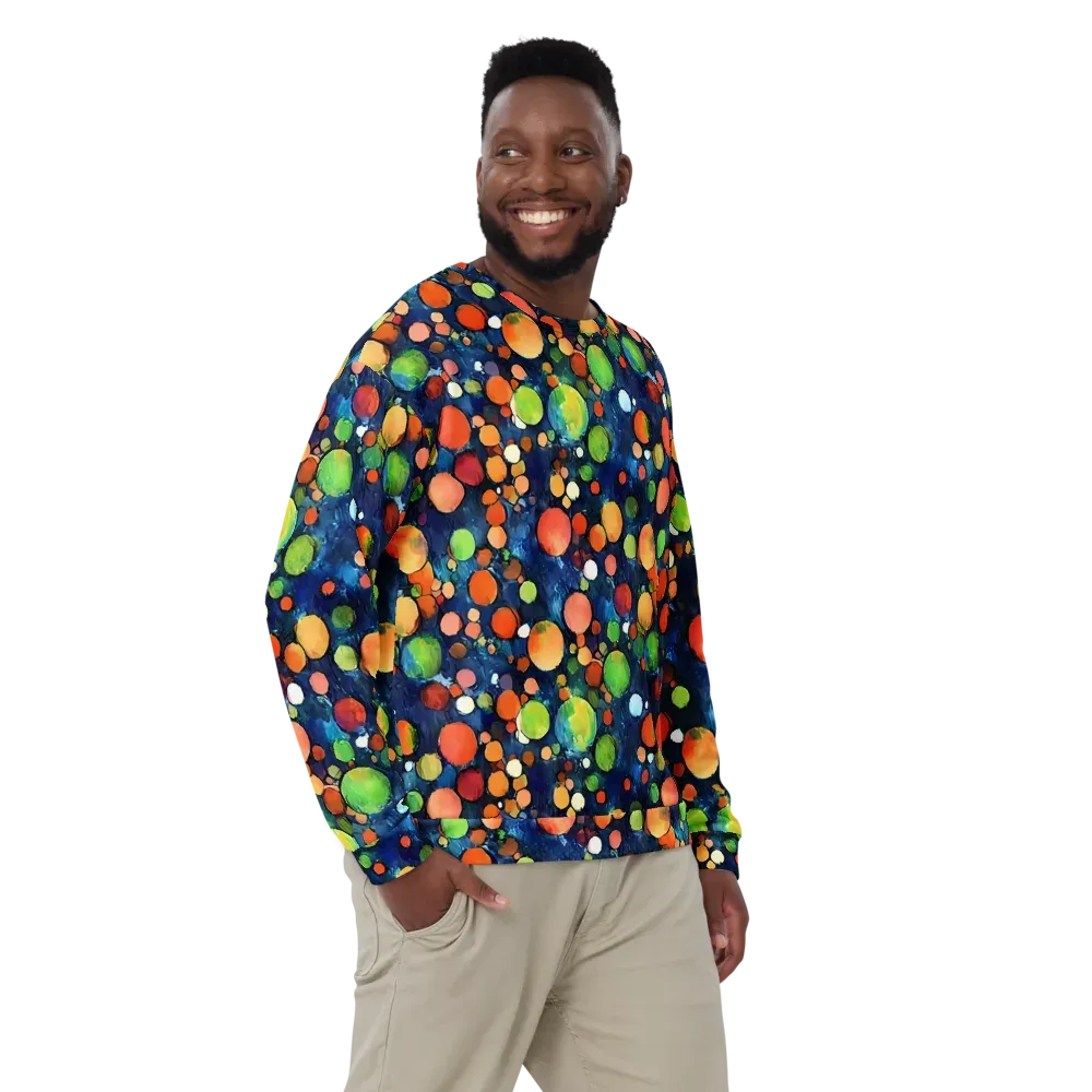 Midnight Orchard on Sweatshirt — Front