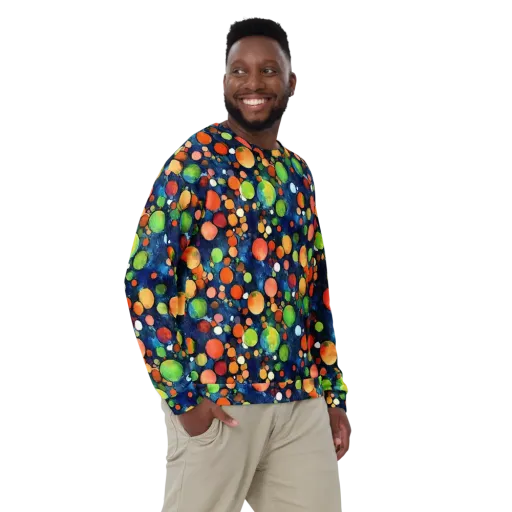 Midnight Orchard on a Sweatshirt