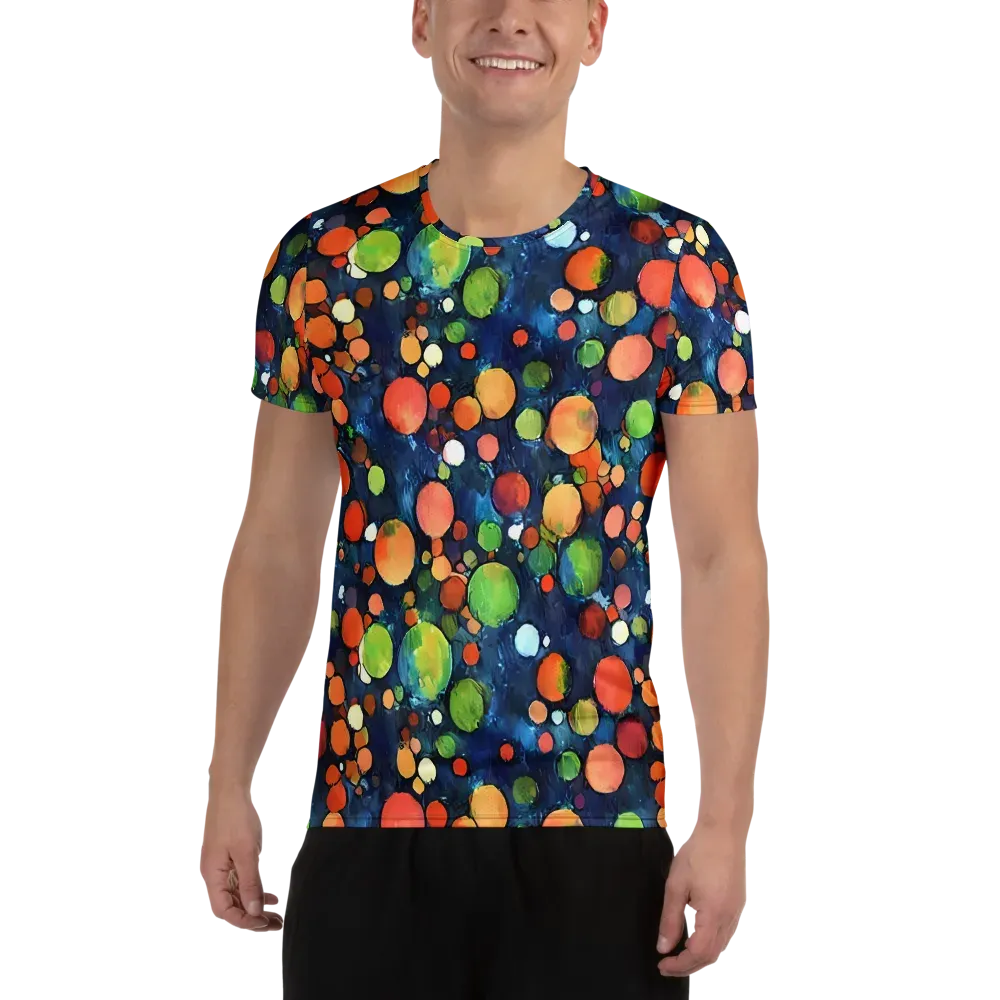 Midnight Orchard on Men's Athletic T-Shirt — Front