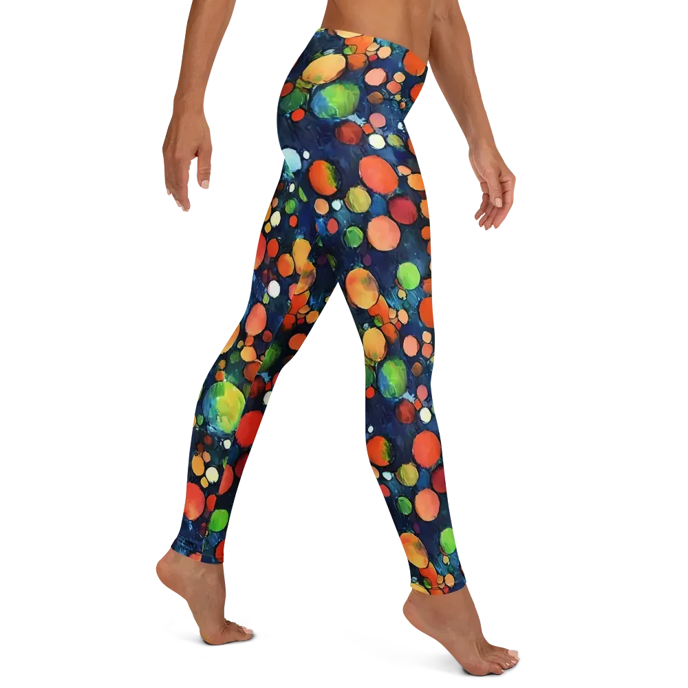 Midnight Orchard on Leggings — Right