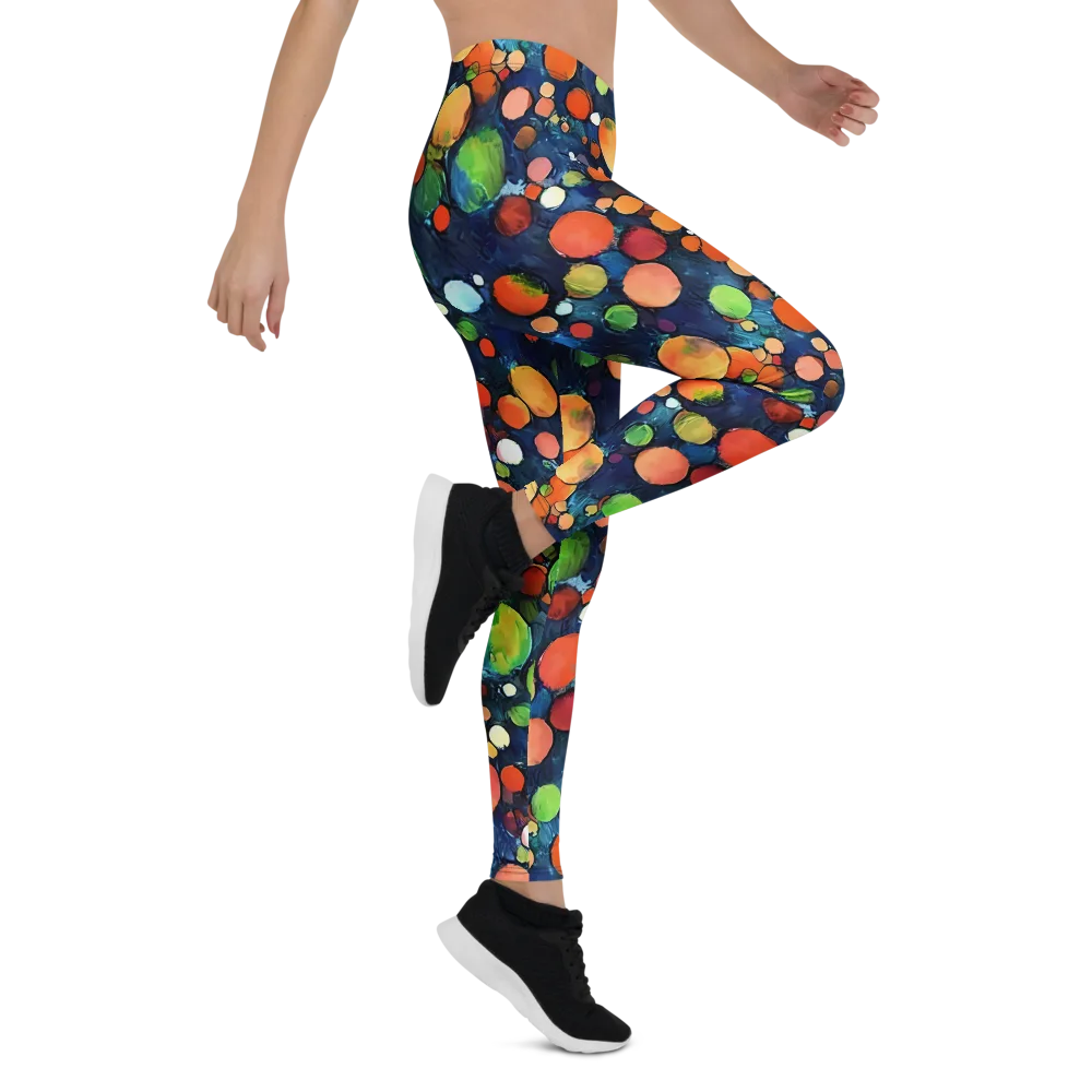 Midnight Orchard on Leggings — Right