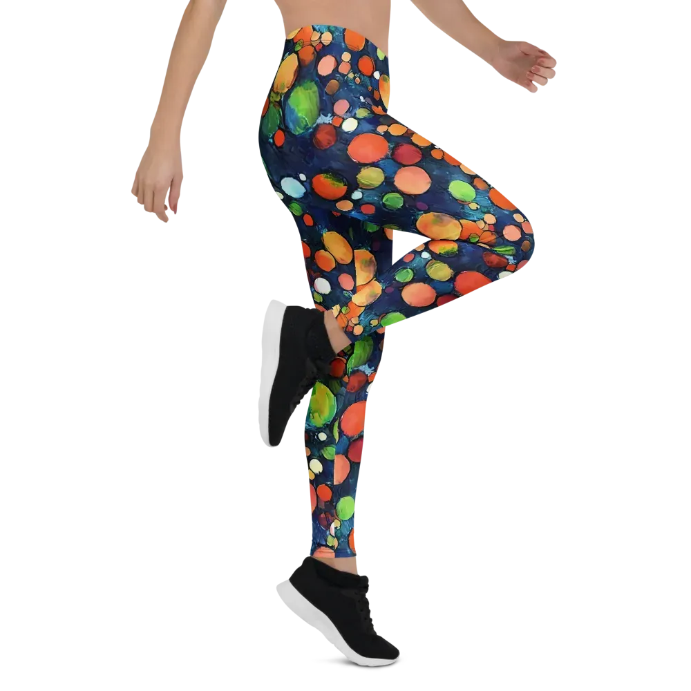 Midnight Orchard on Leggings — Right
