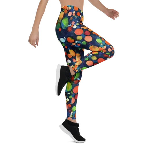 Midnight Orchard on a Leggings