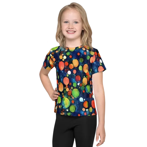 Midnight Orchard on a Kids Crew Neck T-Shirt