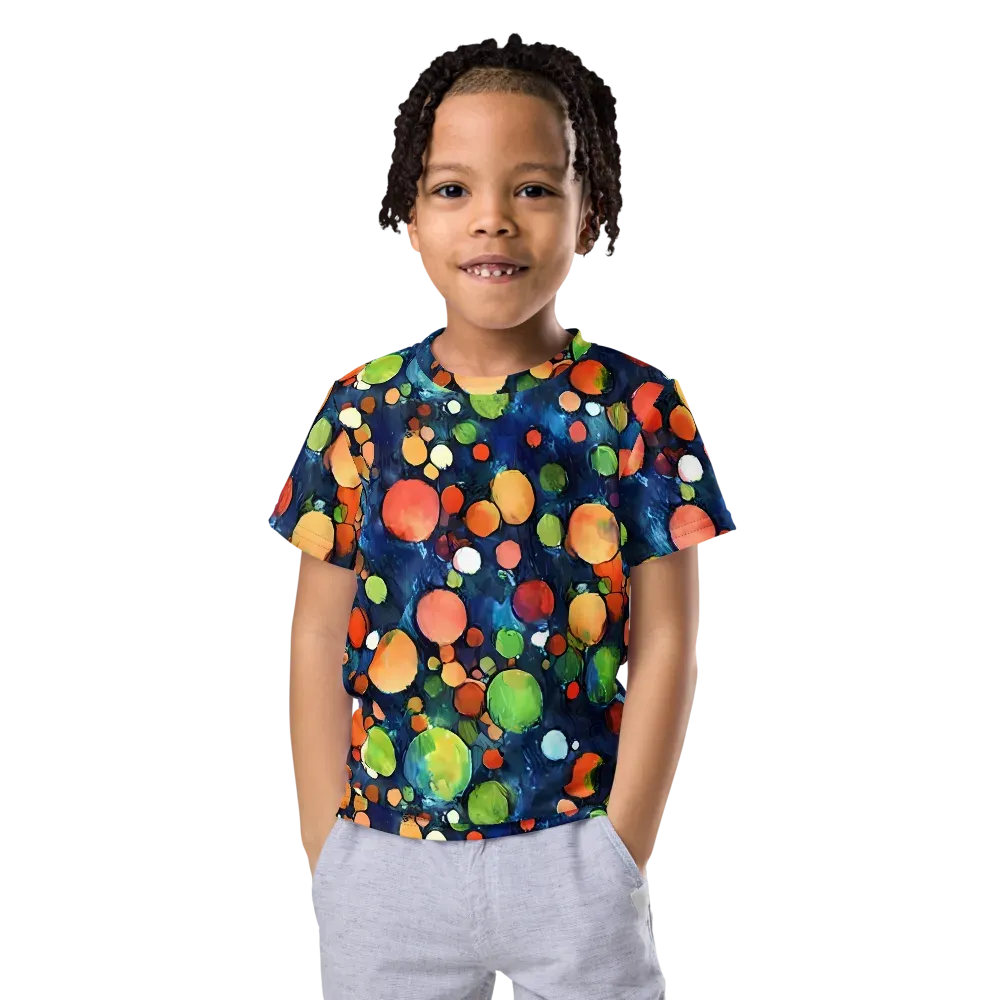 Midnight Orchard on Kids Crew Neck T-Shirt — Front