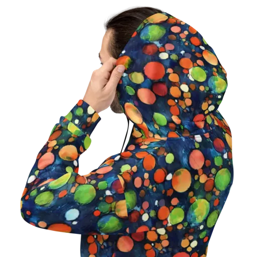 Midnight Orchard on a Hoodie