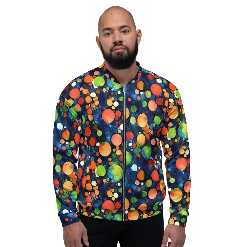 Midnight Orchard on Bomber Jacket — Front