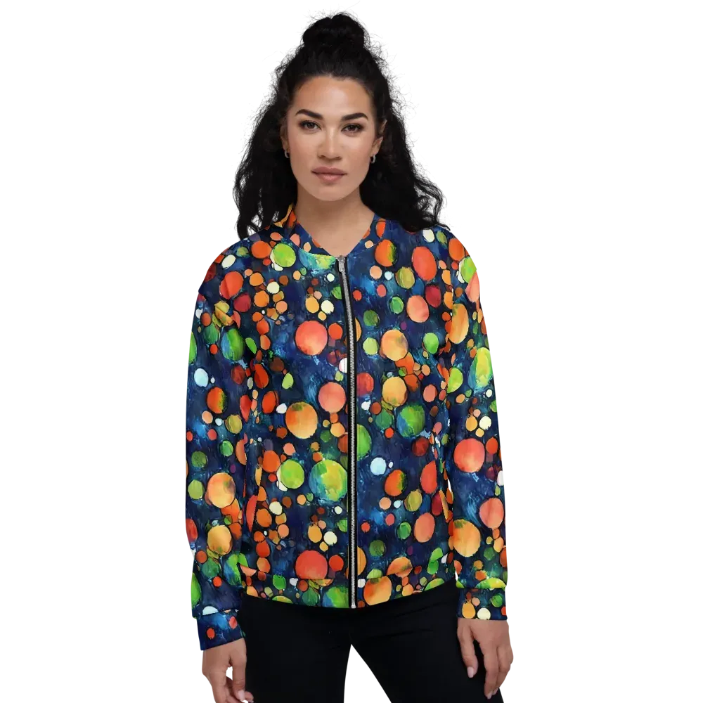 Midnight Orchard on Bomber Jacket — Front