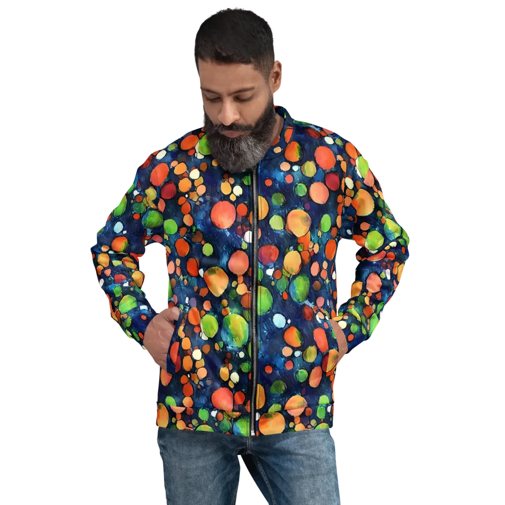 Midnight Orchard on Bomber Jacket — Front