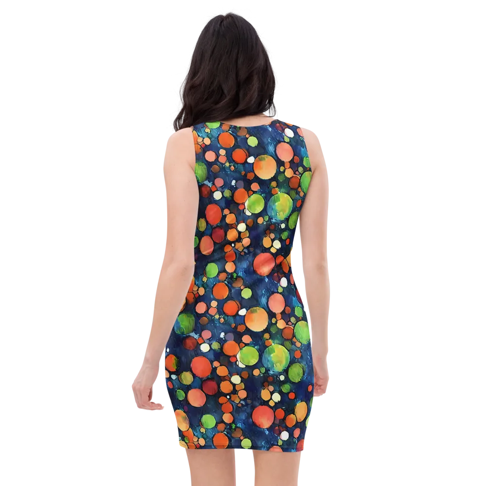 Midnight Orchard on Bodycon Dress — Back