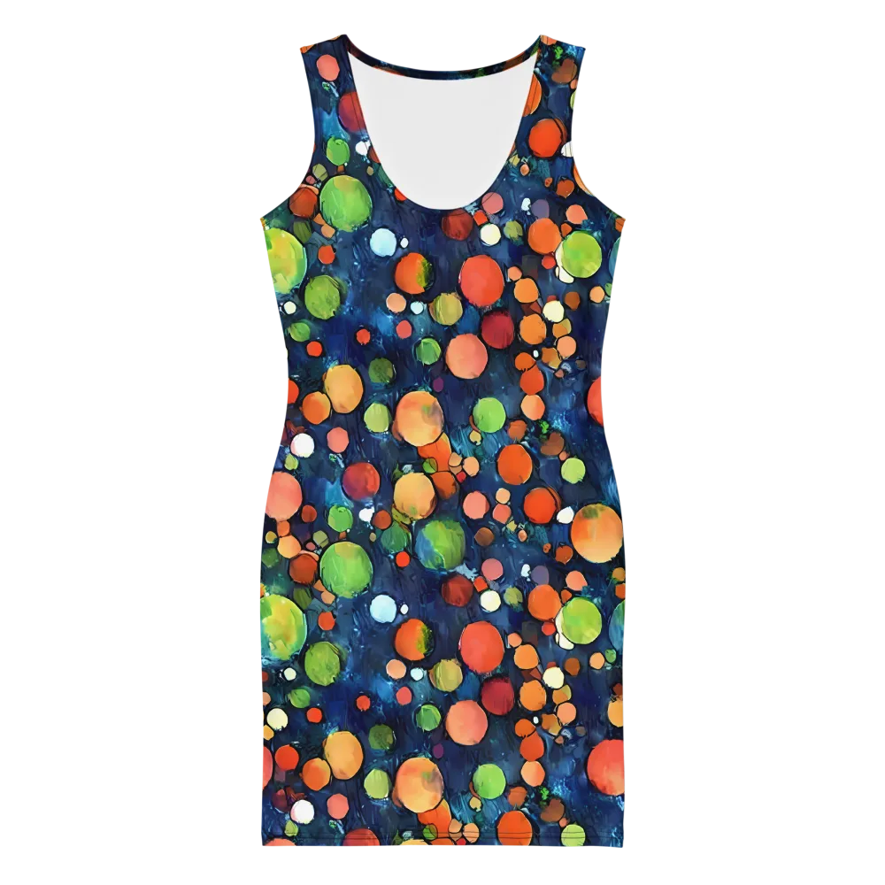 Midnight Orchard on Bodycon Dress — Front