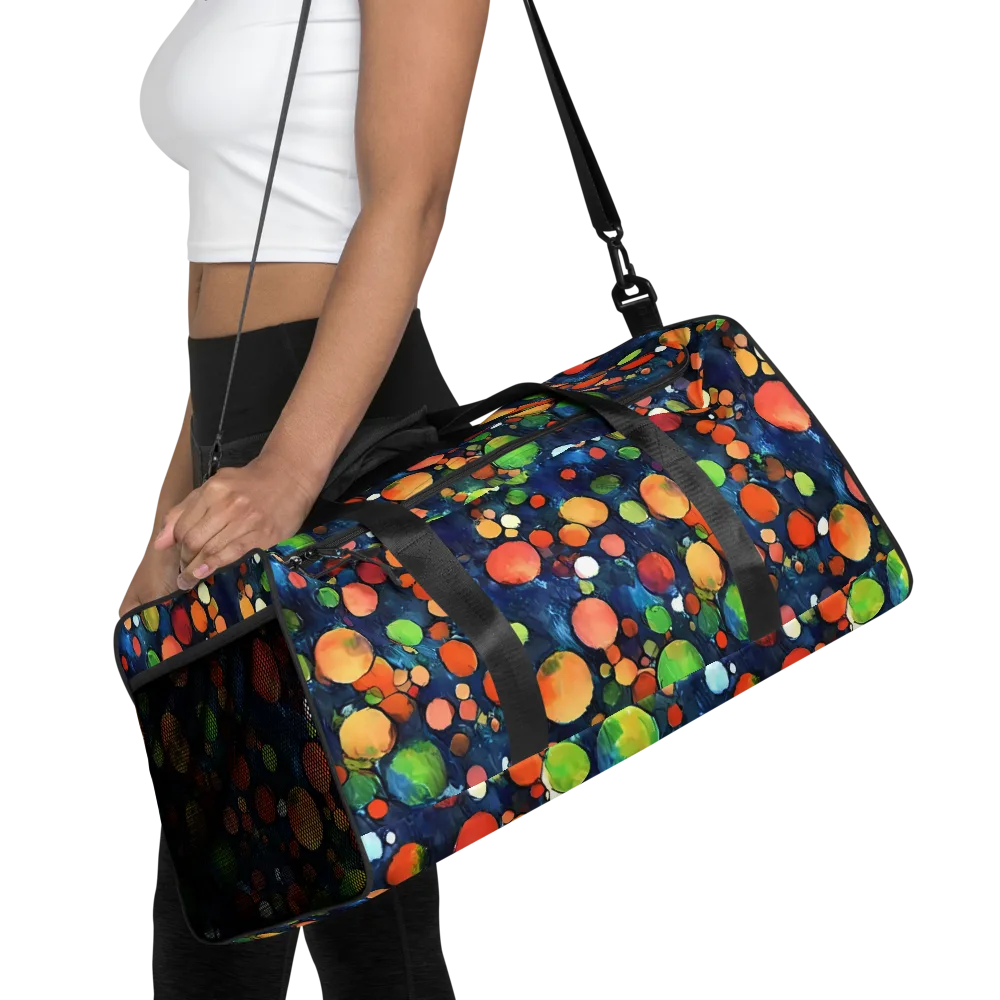 Midnight Orchard on Duffle Bag — Front